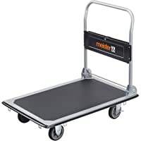 Meister 8985540 Plataforma de Carga Plegable- negro-Plateado